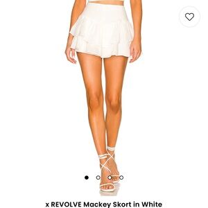 Amanda uprichard Mackey skort in white